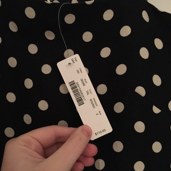 J. Crew Black and White Polka Dot Dress - Picture 4 of 4